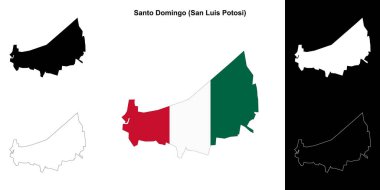 Santo Domingo belediyesi (San Luis Potosi) ana hat haritası belirlendi