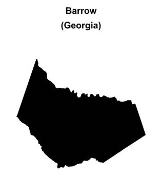 Barrow County (Gürcistan) haritası boş