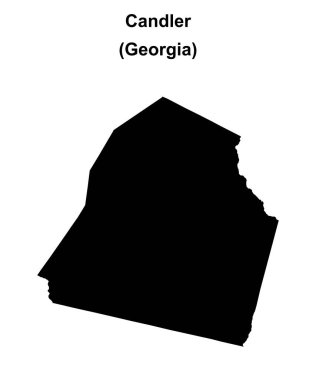 Candler County (Gürcistan) haritası boş
