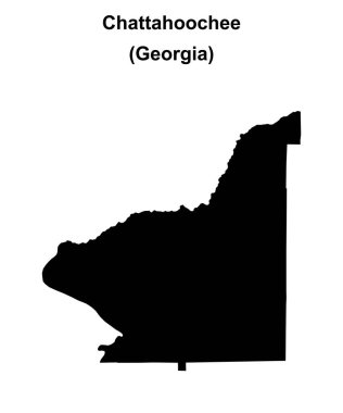 Chattahoochee İlçesi (Gürcistan) haritası boş