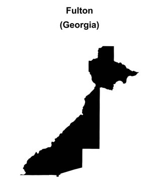 Fulton County (Gürcistan) haritası boş