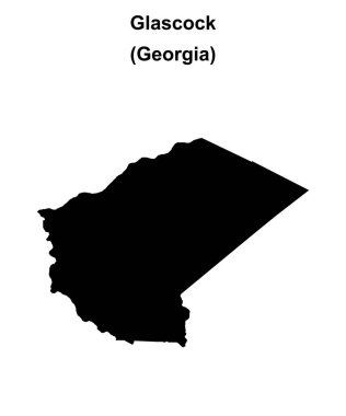 Glascock County (Gürcistan) boş ana hat haritası