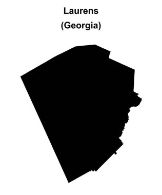 Laurens County (Gürcistan) haritası boş