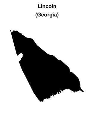 Lincoln County (Gürcistan) boş ana hat haritası