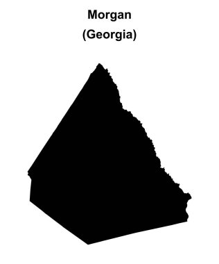 Morgan County (Gürcistan) boş ana hat haritası