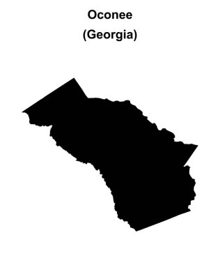 Oconee County (Gürcistan) haritası boş