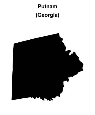 Putnam İlçesi (Gürcistan) haritası boş