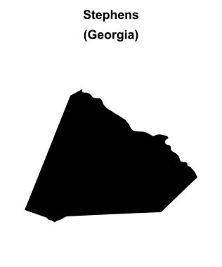 Stephens County (Gürcistan) haritası boş