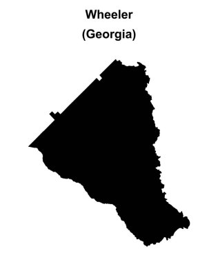 Wheeler County (Gürcistan) boş ana hat haritası