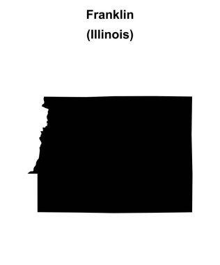 Franklin County (Illinois) boş ana hat haritası