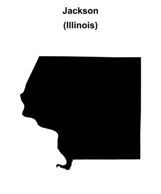 Jackson County (Illinois) boş ana hat haritası