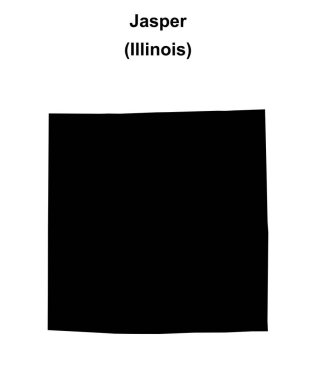 Jasper County (Illinois) boş ana hat haritası