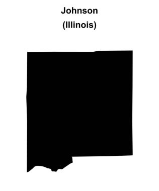 Johnson County (Illinois) boş ana hat haritası