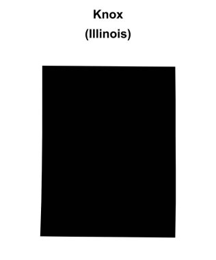 Knox County (Illinois) boş ana hat haritası