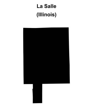 La Salle County (Illinois) boş ana hat haritası