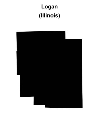 Logan County (Illinois) boş ana hat haritası