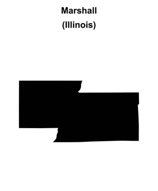 Marshall County (Illinois) boş ana hat haritası