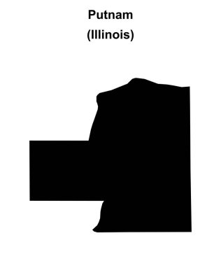Putnam İlçesi (Illinois) boş ana hat haritası