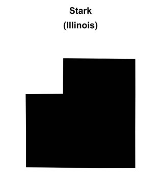 Stark County (Illinois) boş ana hat haritası