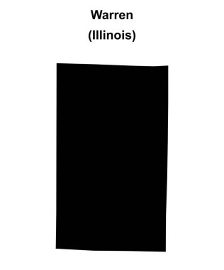 Warren County (Illinois) boş ana hat haritası