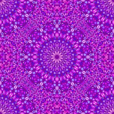 Kusursuz geometrik mandala desenli arka plan - soyut bohem çiçekli ruhani doğu vektör sanatı