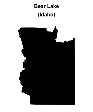 Bear Lake County (Idaho) boş ana hat haritası