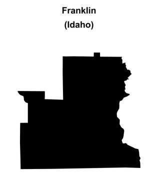 Franklin County (Idaho) boş ana hat haritası
