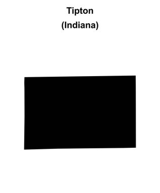 Tipton County (Indiana) boş ana hat haritası