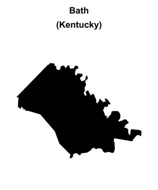 Bath County (Kentucky) boş ana hat haritası