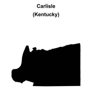 Carlisle County (Kentucky) boş ana hat haritası
