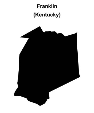 Franklin County (Kentucky) boş ana hat haritası
