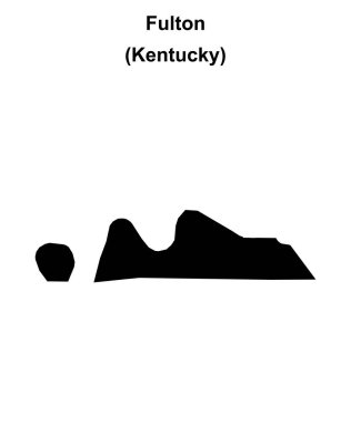 Fulton County (Kentucky) boş ana hat haritası