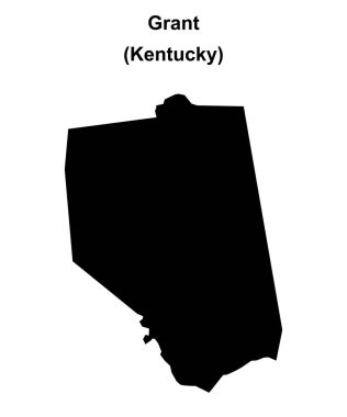 Grant County (Kentucky) boş ana hat haritası