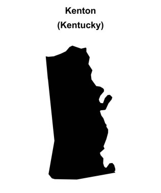 Kenton County (Kentucky) boş ana hat haritası