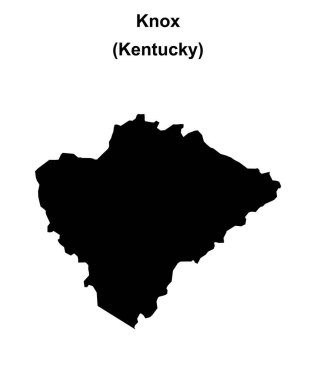 Knox County (Kentucky) boş ana hat haritası
