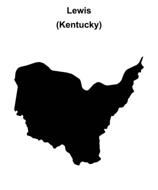 Lewis County (Kentucky) boş ana hat haritası