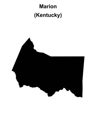 Marion County (Kentucky) boş ana hat haritası