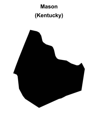 Mason County (Kentucky) boş ana hat haritası