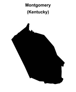Montgomery County (Kentucky) boş ana hat haritası