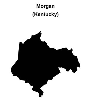 Morgan County (Kentucky) boş ana hat haritası
