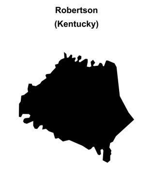 Robertson County (Kentucky) boş ana hat haritası