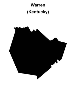 Warren County (Kentucky) boş ana hat haritası