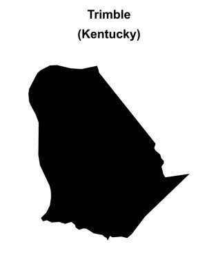 Trimble County (Kentucky) boş ana hat haritası