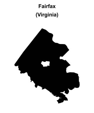 Fairfax County (Virginia) boş ana hat haritası