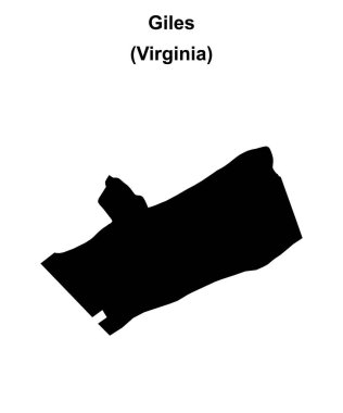 Giles County (Virginia) haritası boş