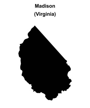 Madison County (Virginia) boş ana hat haritası