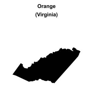 Orange County (Virginia) boş ana hat haritası