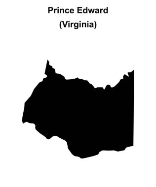 Prens Edward (Virginia) boş ana hat haritası