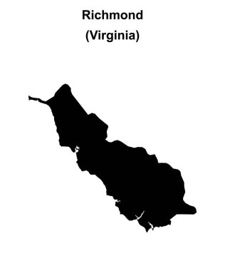 Richmond County (Virginia) boş ana hat haritası