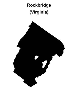 Rockbridge County (Virginia) boş ana hat haritası